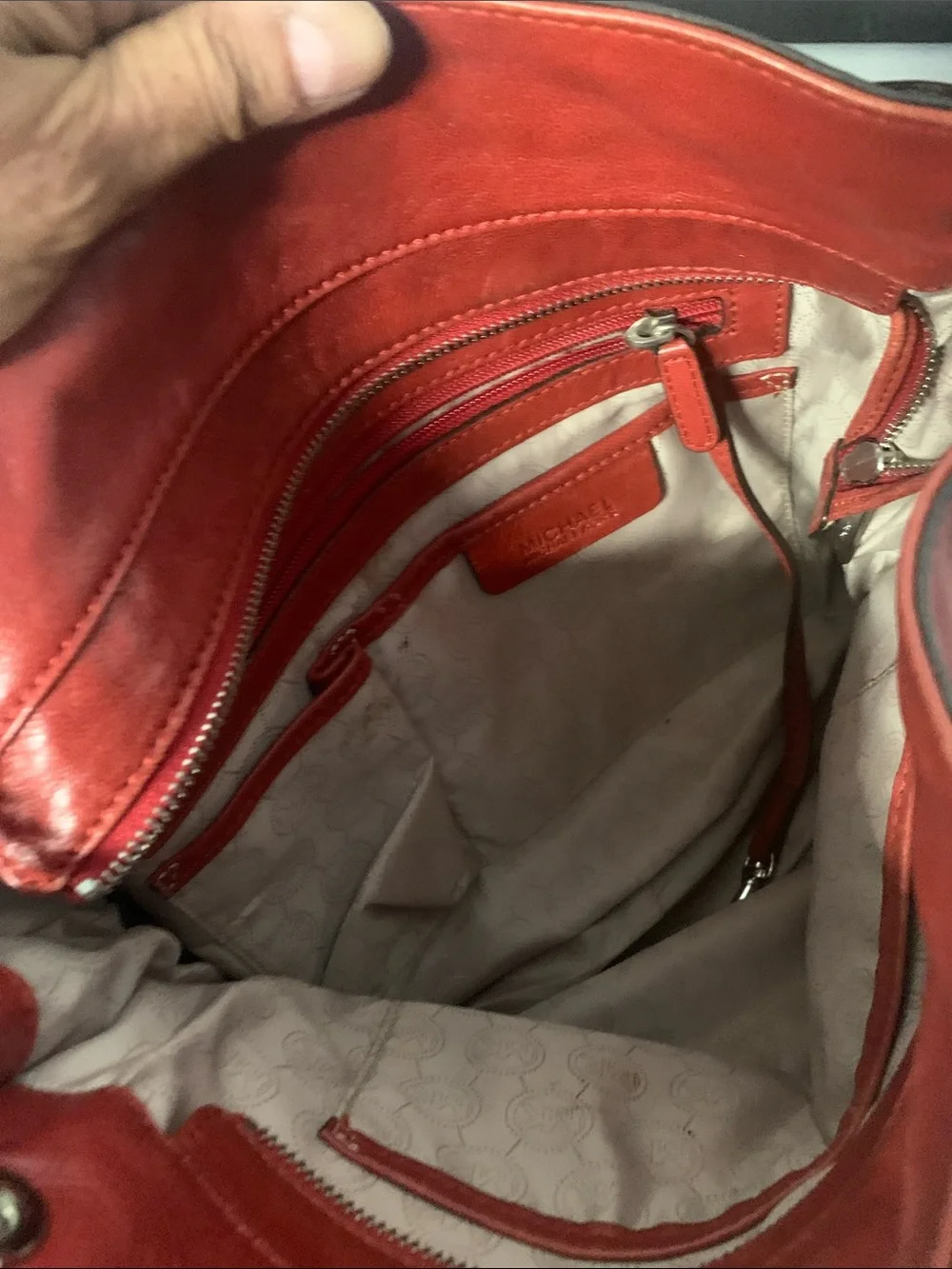 Michael Kors Leather Hobo Bag